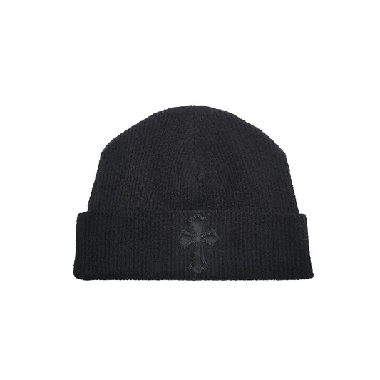 Chrome Hearts Horsehair Cross Patch Pima Cotton Beanie