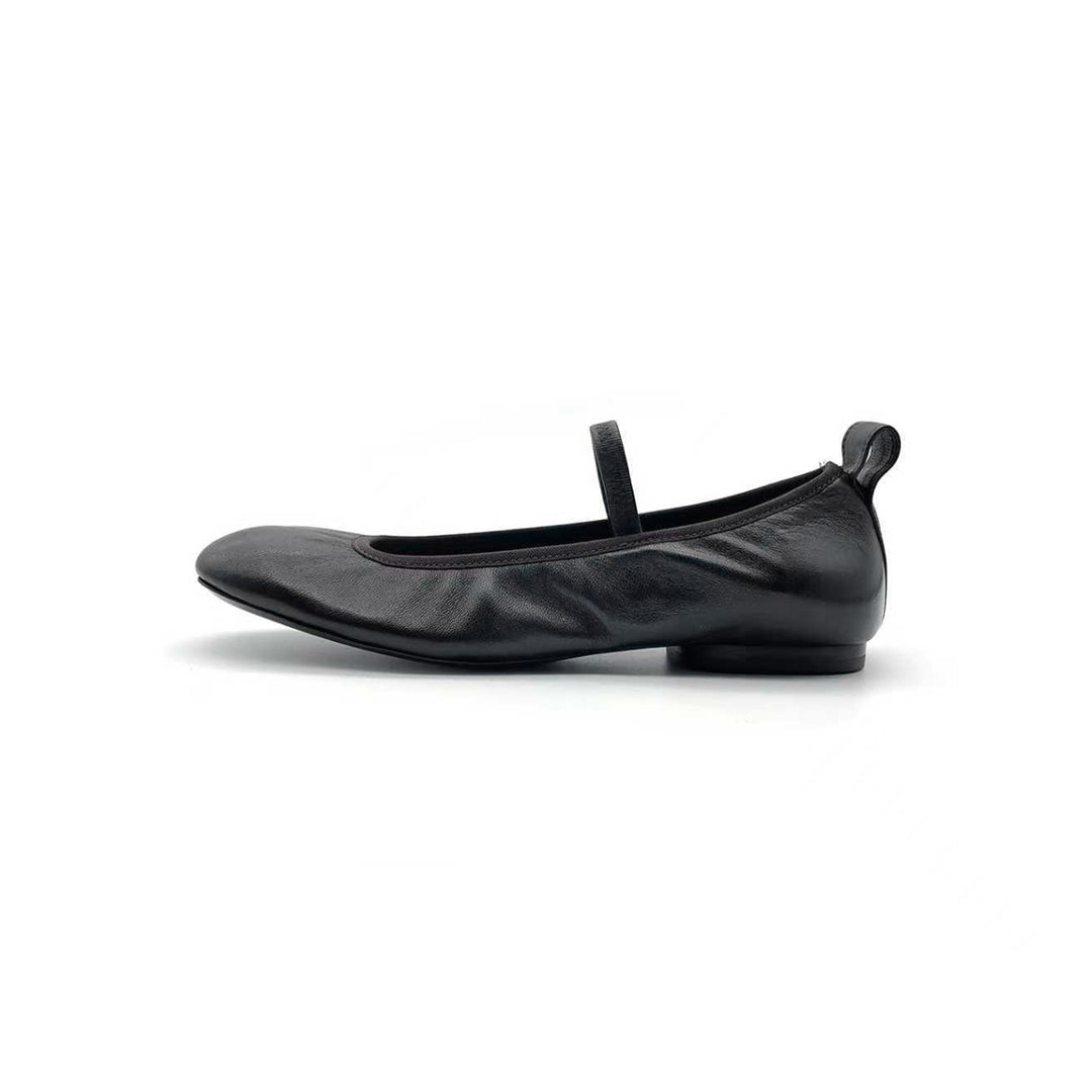 Lemaire Leather Mary Jane Ballet Flats