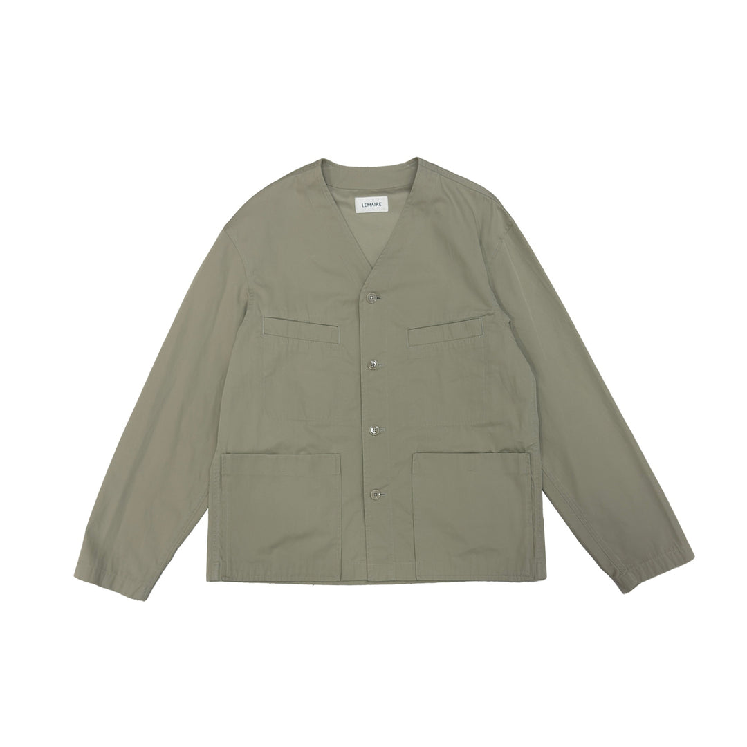 Lemaire Collarless Single-Breasted Jacket