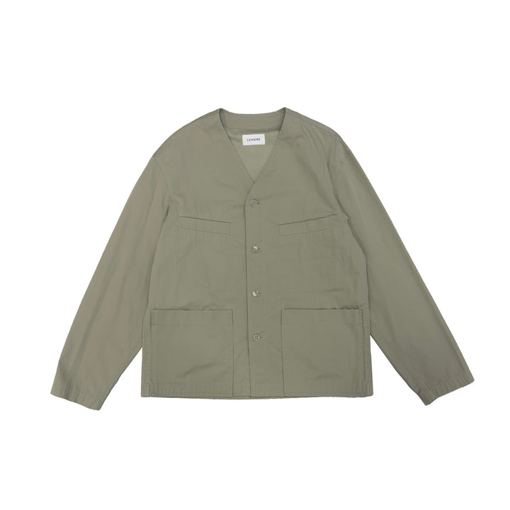 Lemaire Collarless Single-Breasted Jacket
