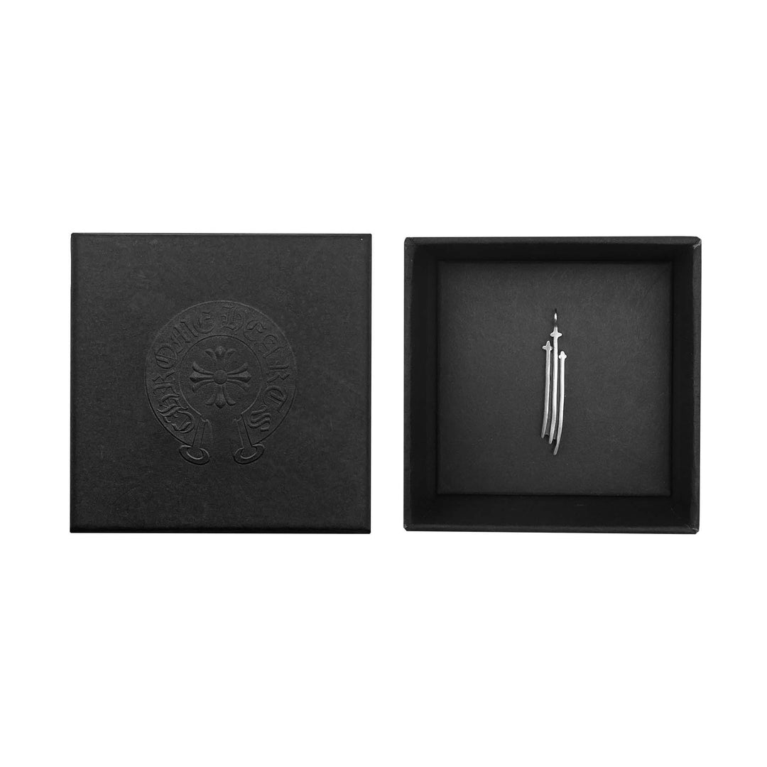 크롬하츠 실버 RS 트리플 크로스 목걸이 펜던트