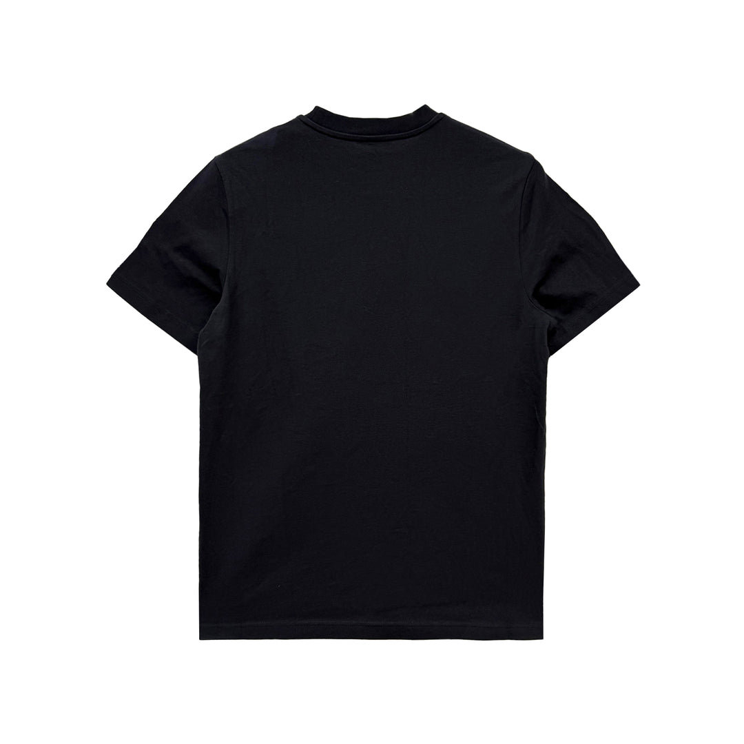 Moncler Embroidered Logo Blue Short Sleeve T-shirt Tee