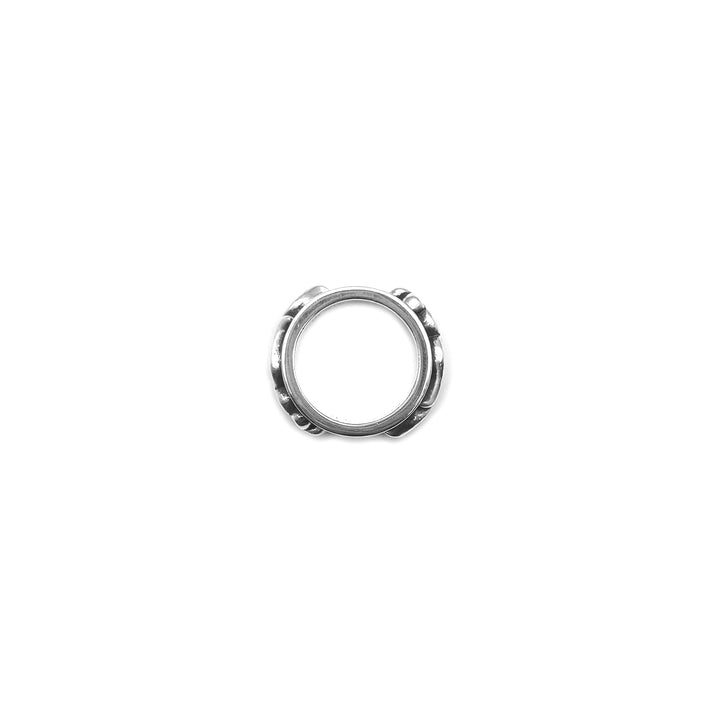 Chrome Hearts Silver Double Narrow Vine Band Ring