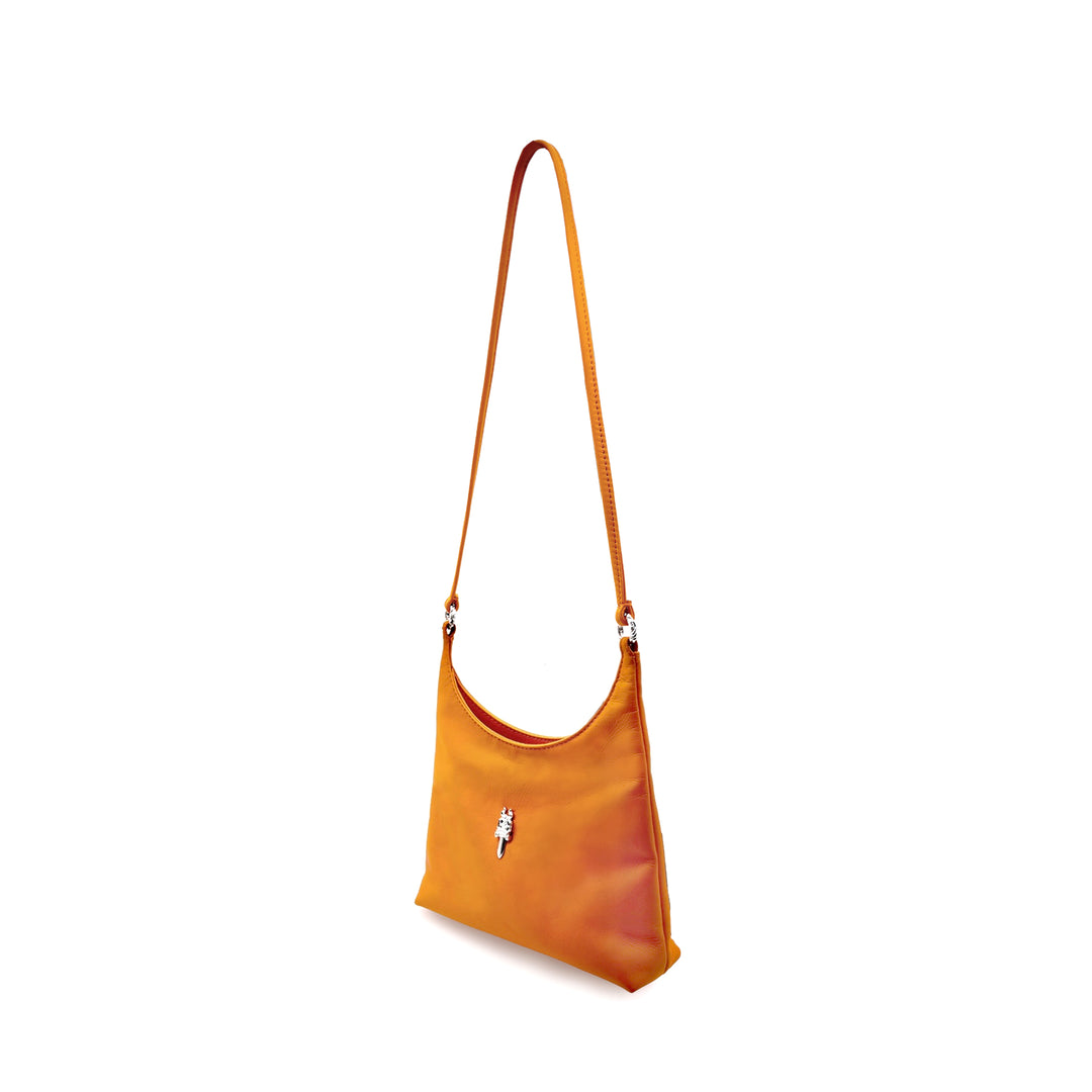 Chrome Hearts Viv Silver Dagger Orange Shoulder Bag