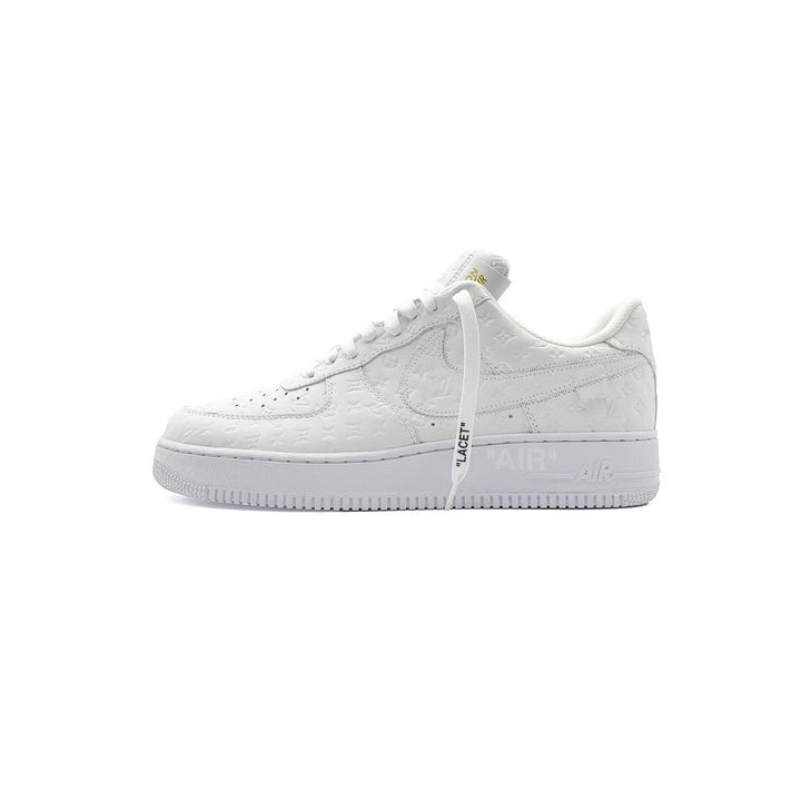 Louis Vuitton Nike Air Force 1 Low Top Lace-Up Sneakers