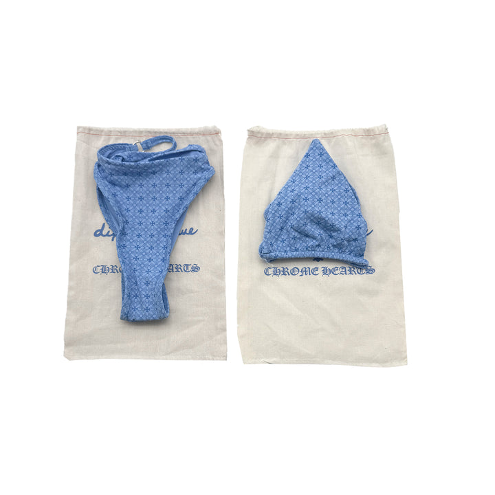 Chrome Hearts Dipped In Blue Bikini