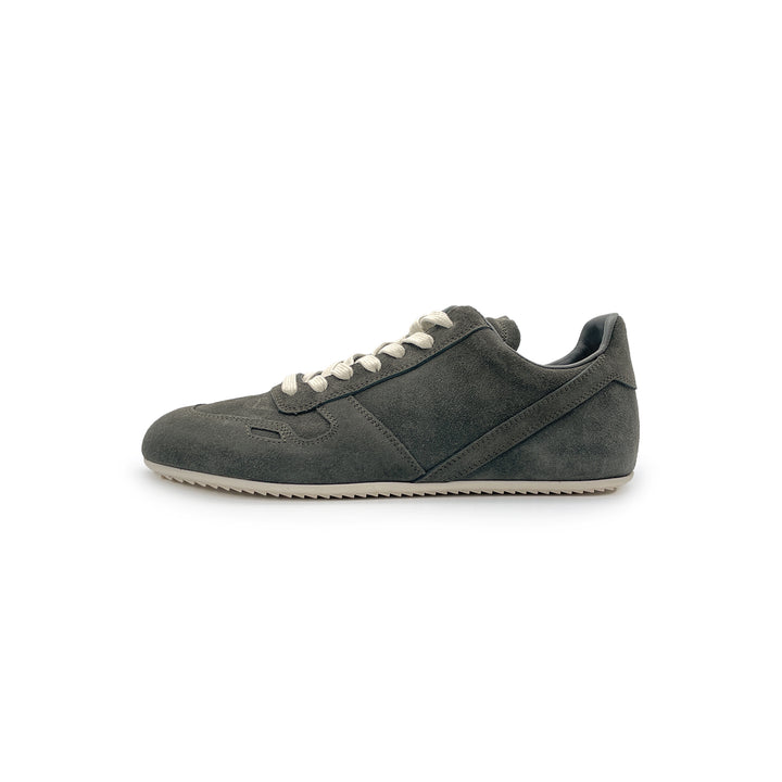 Rick Owens Minimal Sneaks Suede Low-Top Sneakers