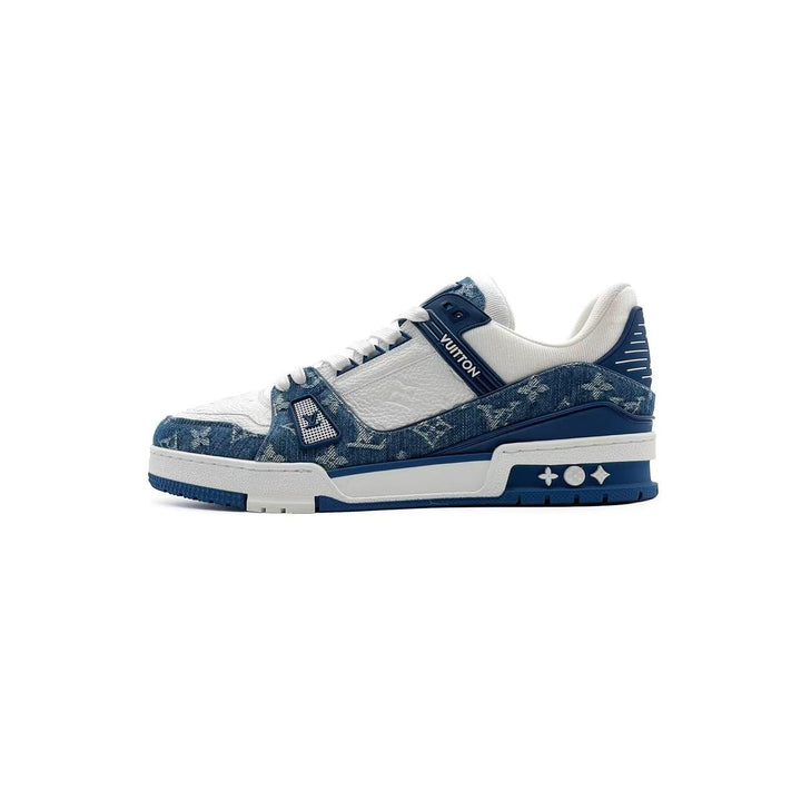 Louis Vuitton Denim Monogram Trainer Sneakers