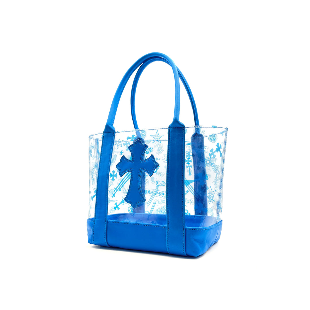 Chrome Hearts Blue Cross PVC Tote Bag