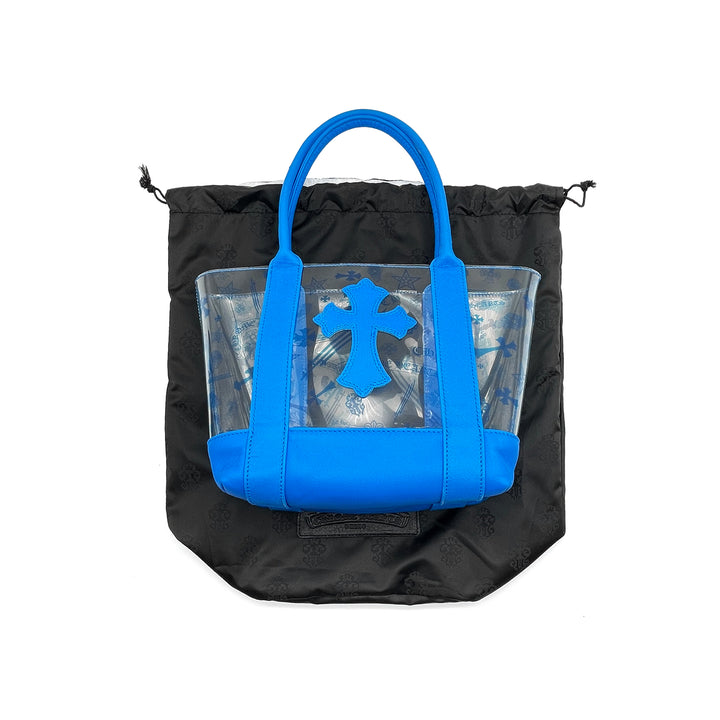 Chrome Hearts Blue Cross PVC Tote Bag