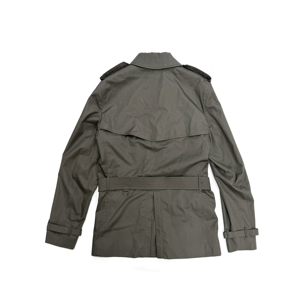 BURBERRY Grey M Rw D Breasted
