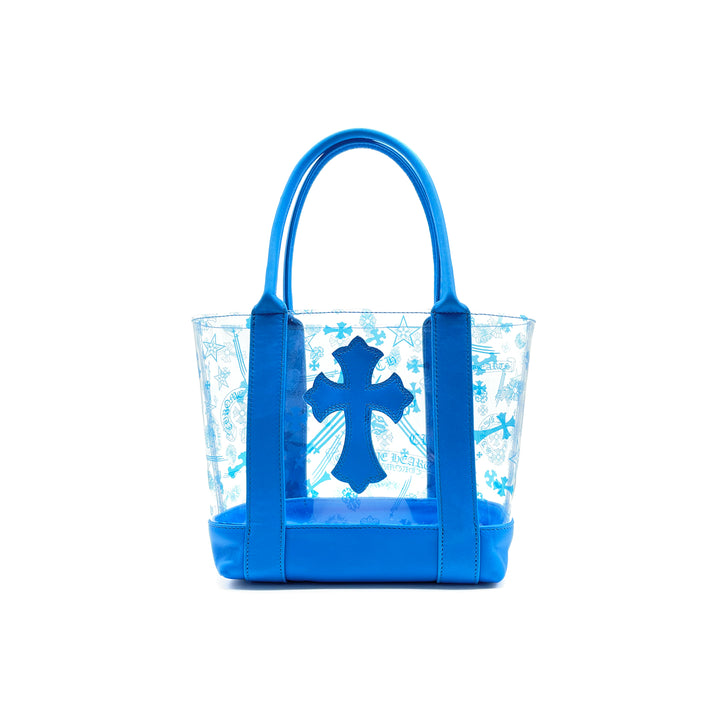 Chrome Hearts Blue Cross PVC Tote Bag
