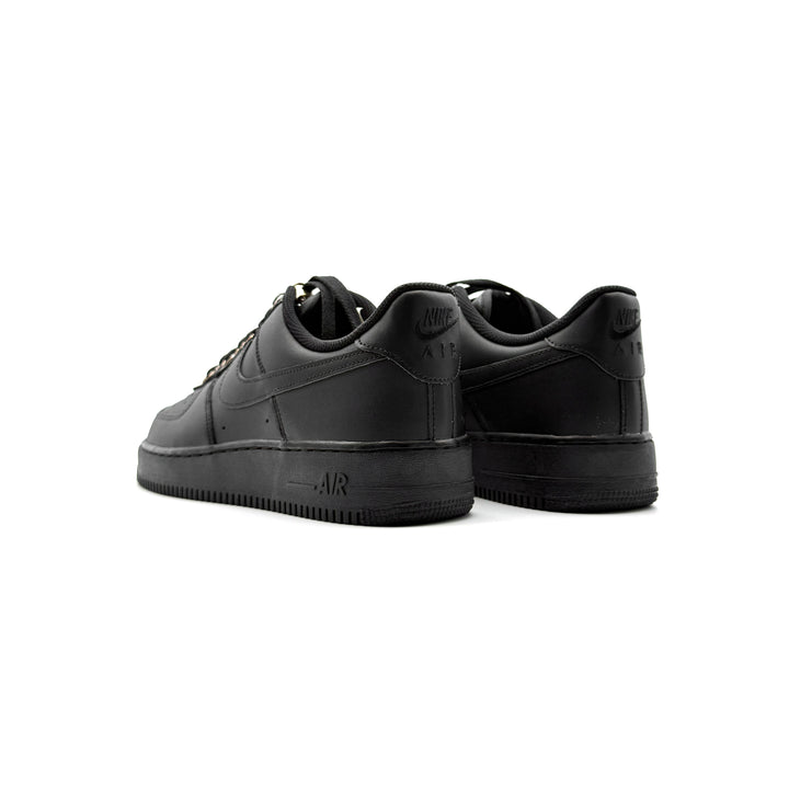 Chrome Hearts Nike Air Force 1 Black Sneakers With Silver Hardware