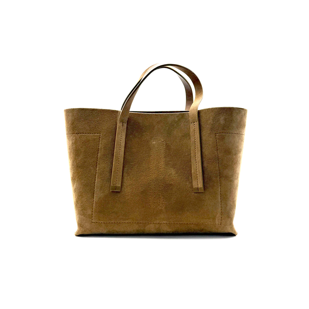 RICK OWENS Brown Mini Shopper
