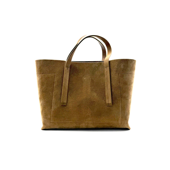 RICK OWENS Brown Mini Shopper