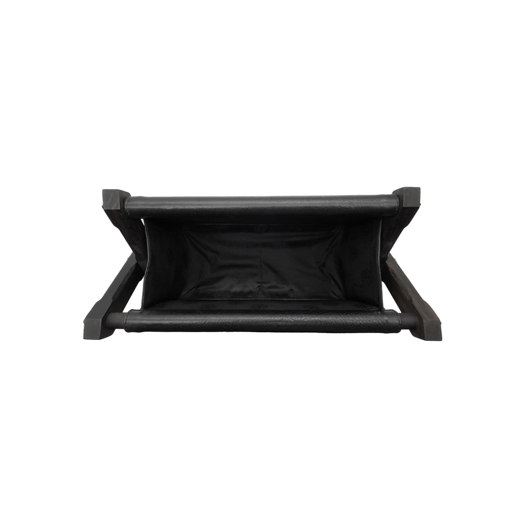 Chrome Hearts Multi-Color Cross Ebony Leather Storage Rack
