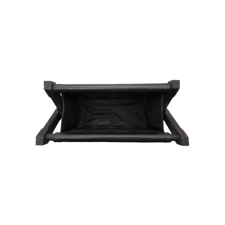 Chrome Hearts Multi-Color Cross Ebony Leather Storage Rack