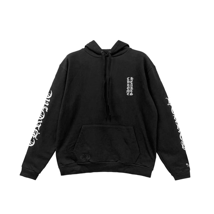 Chrome Hearts 1988 Script Black Pullover Hoodie