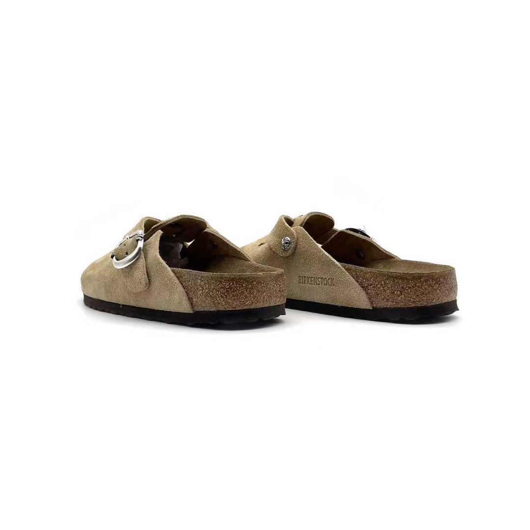 Chrome Hearts Birkenstock Boston Suede Sandals