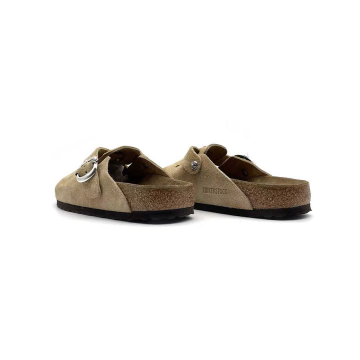 Chrome Hearts Birkenstock Boston Suede Sandals