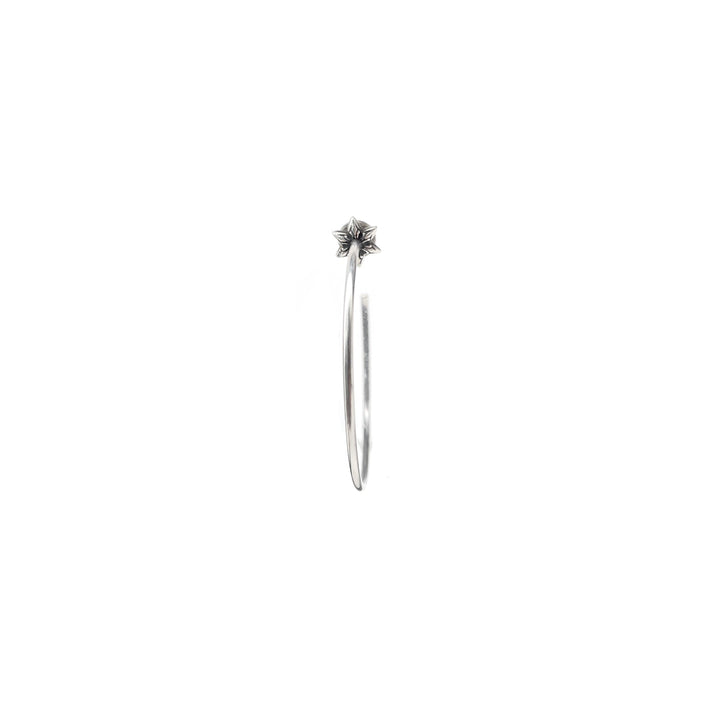 Chrome Hearts Silver Star Earring Hoop