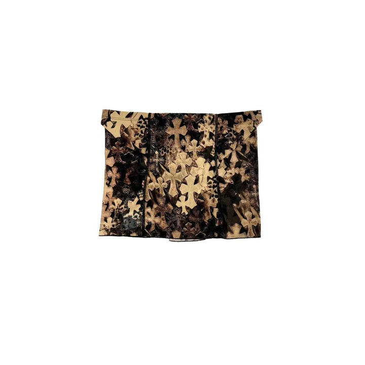 Chrome Hearts All Over Cross Printed Tube Top