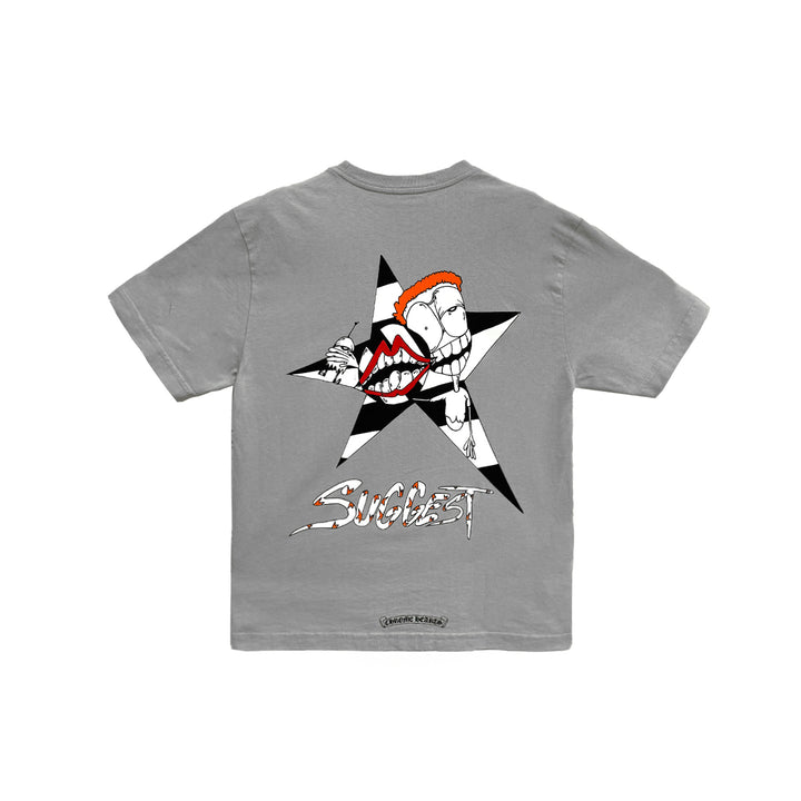 Chrome Hearts Matty Boy Grey Suggest Short Sleeve Tee
