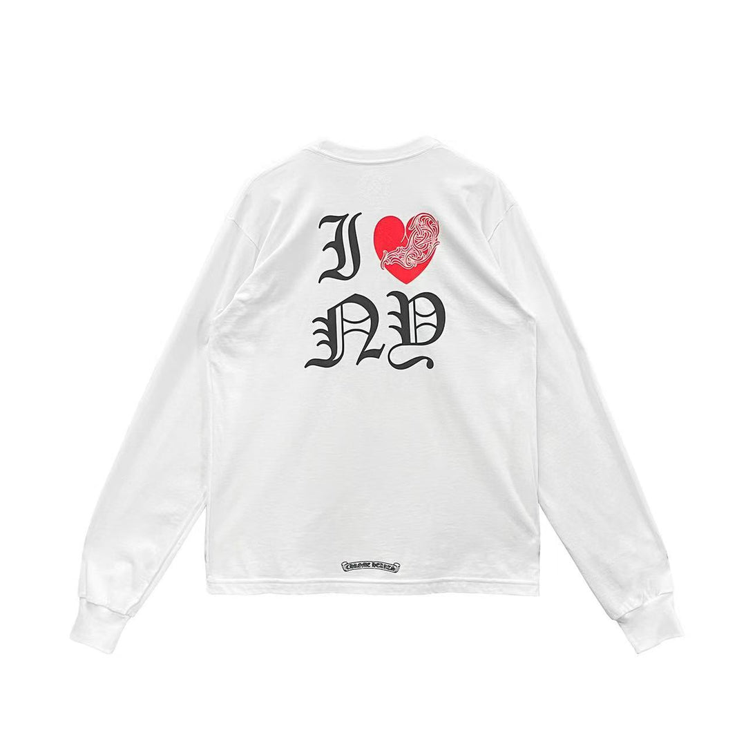 CHROME HEARTS (クロムハーツ) ニューヨーク限定ヴァインハートロゴロングスリーブT
