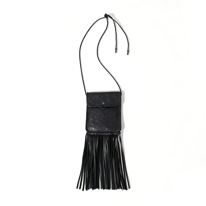 Chrome Hearts Fringe Leather Crossbody Bag
