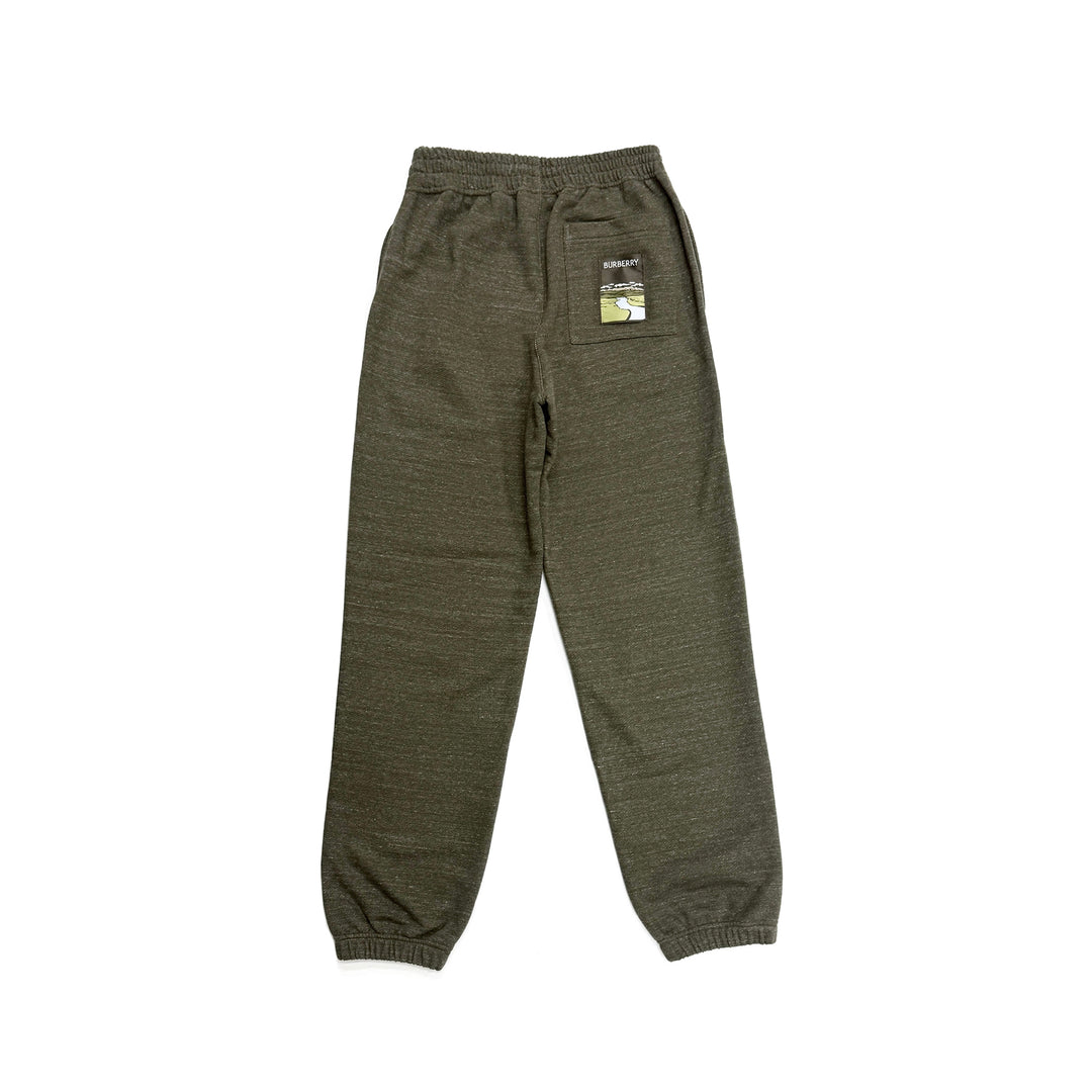 BURBERRY Khaki M Jersey Trousers