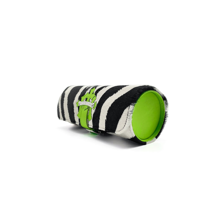 크롬하츠 지브라 스트라이프 크로스 시계 롤 박스