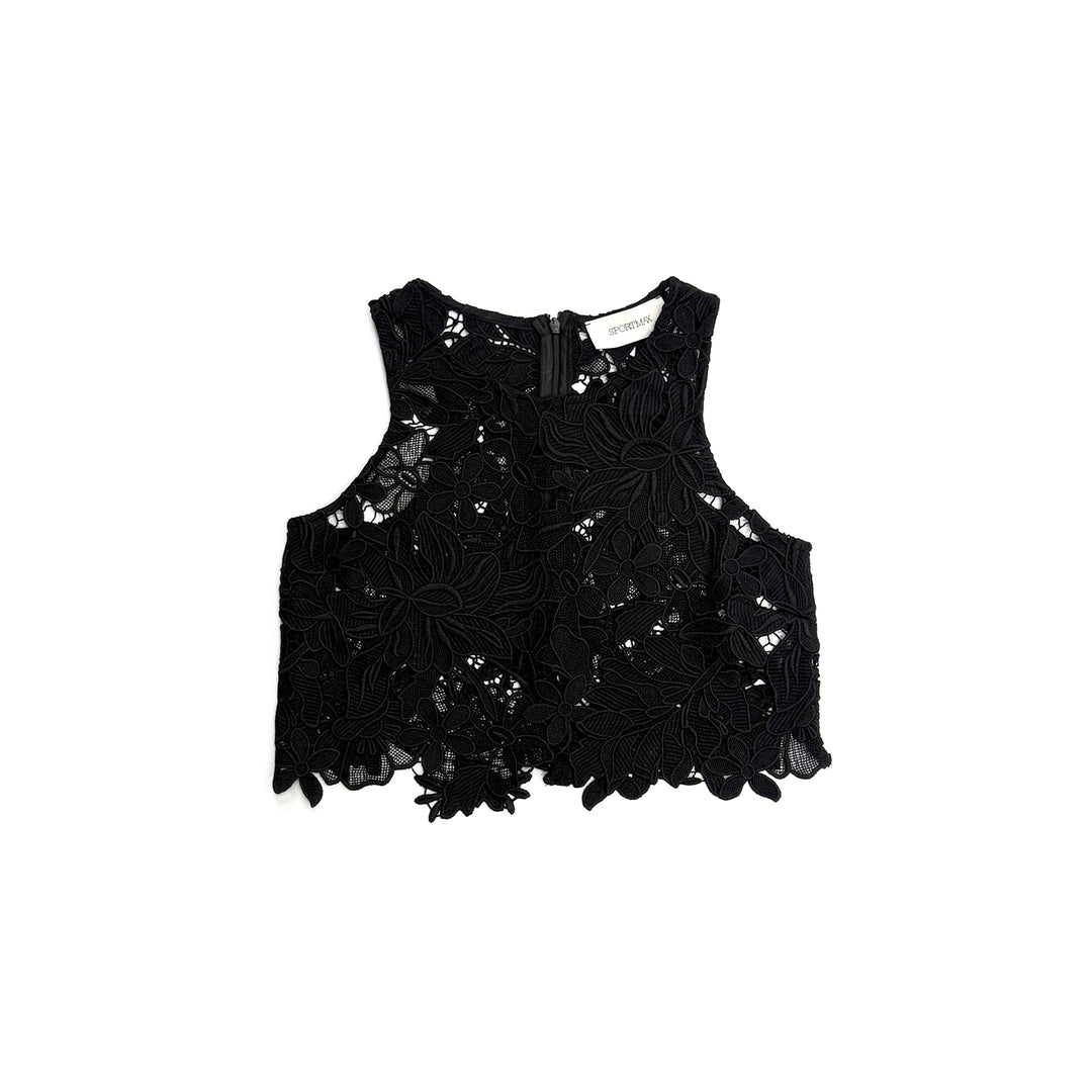 SPORTMAX Black Spxvasto Jersey Top