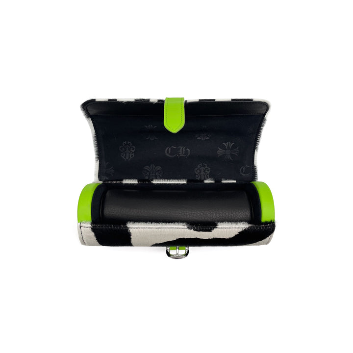 크롬하츠 지브라 스트라이프 크로스 시계 롤 박스