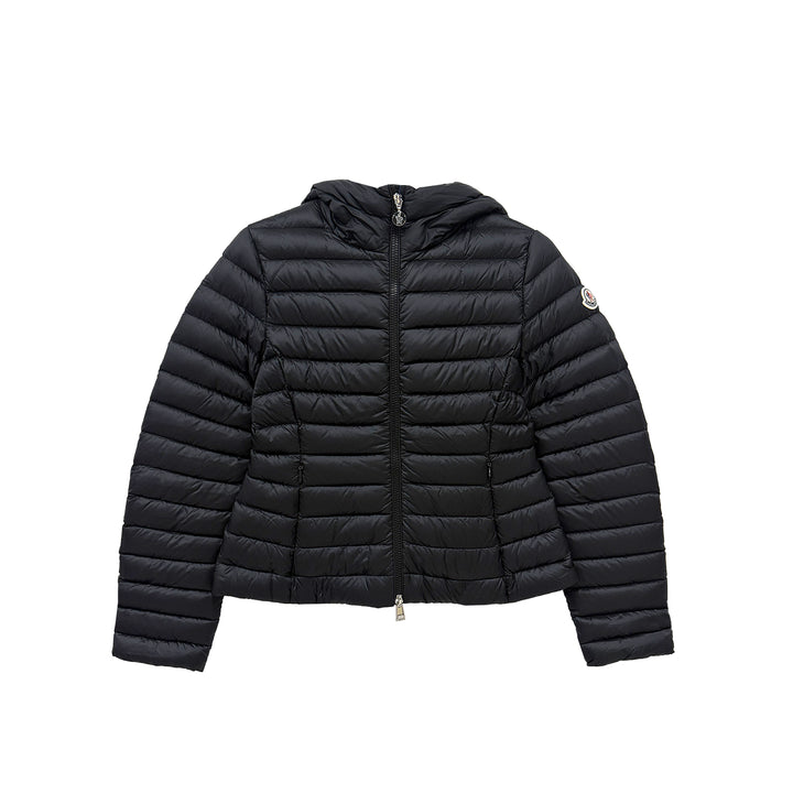 Moncler Lge Hooded Quilted Navy Down Jacket
