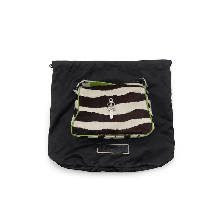 Chrome Hearts Horsehair Zebra Stripe Chicken Nugget Bag