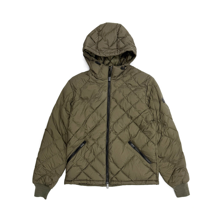 BURBERRY Khaki M Quilted Down Jacket