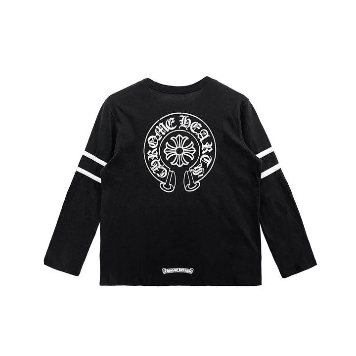 Chrome Hearts 33 Horseshoe Logo Long Sleeves Tee