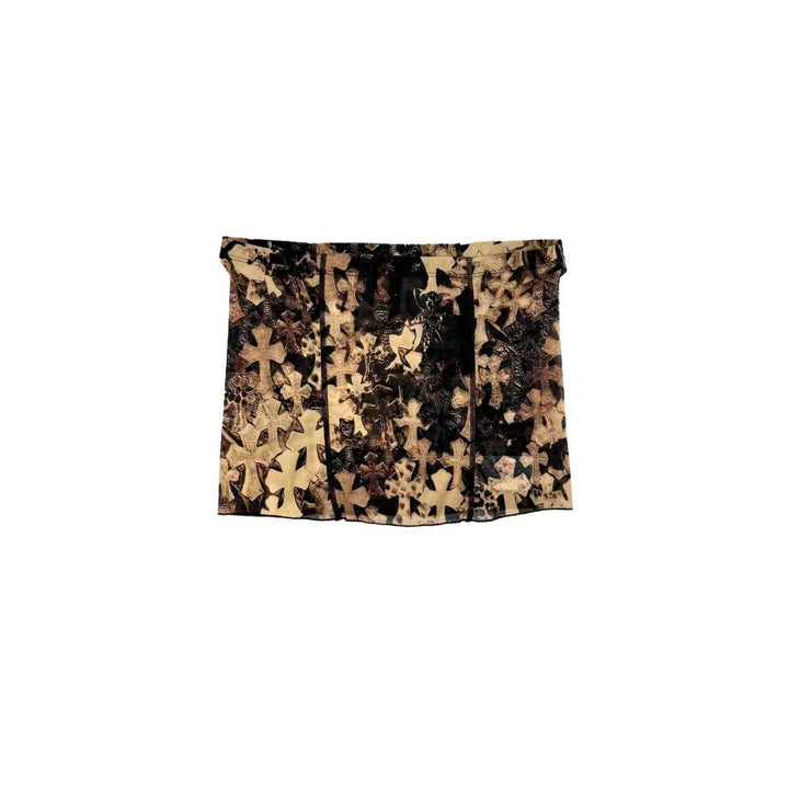 Chrome Hearts All Over Cross Printed Tube Top
