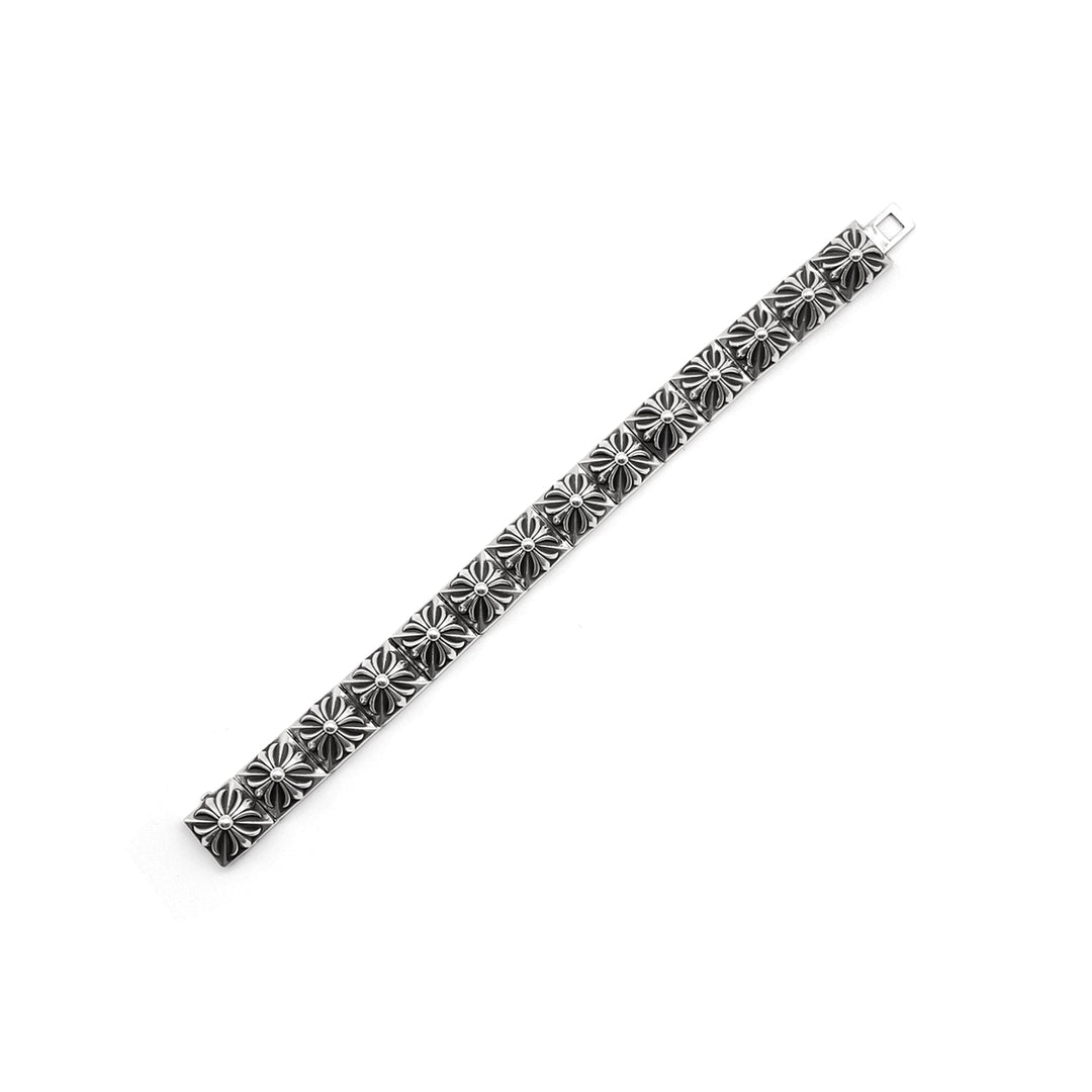 Chrome Hearts Silver Pyramid Plus Bracelet