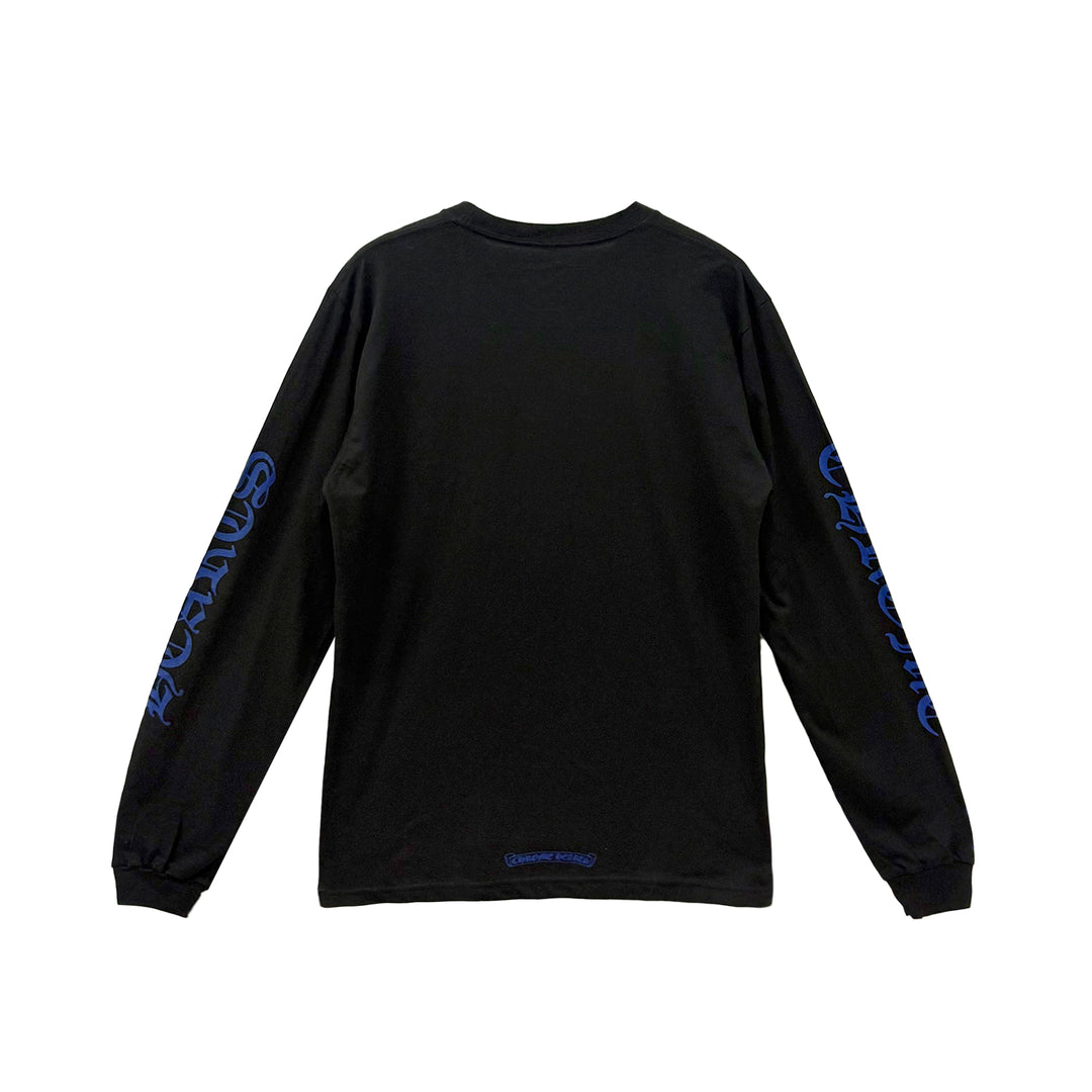 Chrome Hearts Neck Logo Black Long Sleeve T-shirt Tee