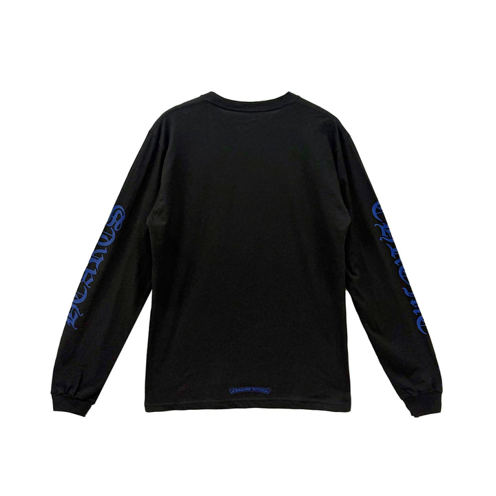 Chrome Hearts Neck Logo Black Long Sleeve T-shirt Tee