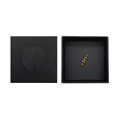 Chrome Hearts 22K Gold Babyfat Earring Drop