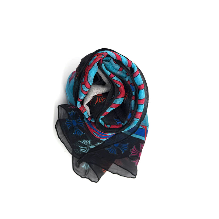 Chrome Hearts Mapplethorpe Silk Scarf