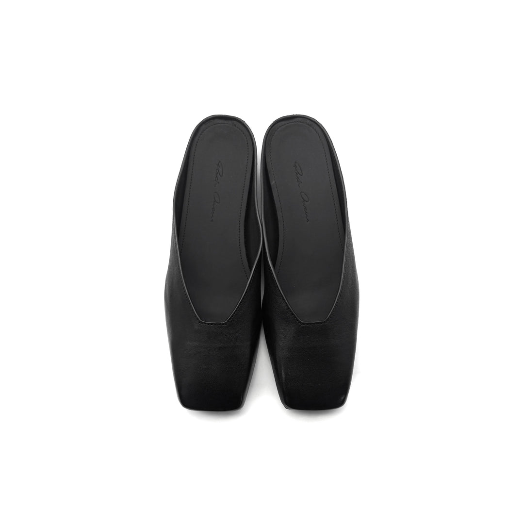 RICK OWENS Black Ballerina Mule
