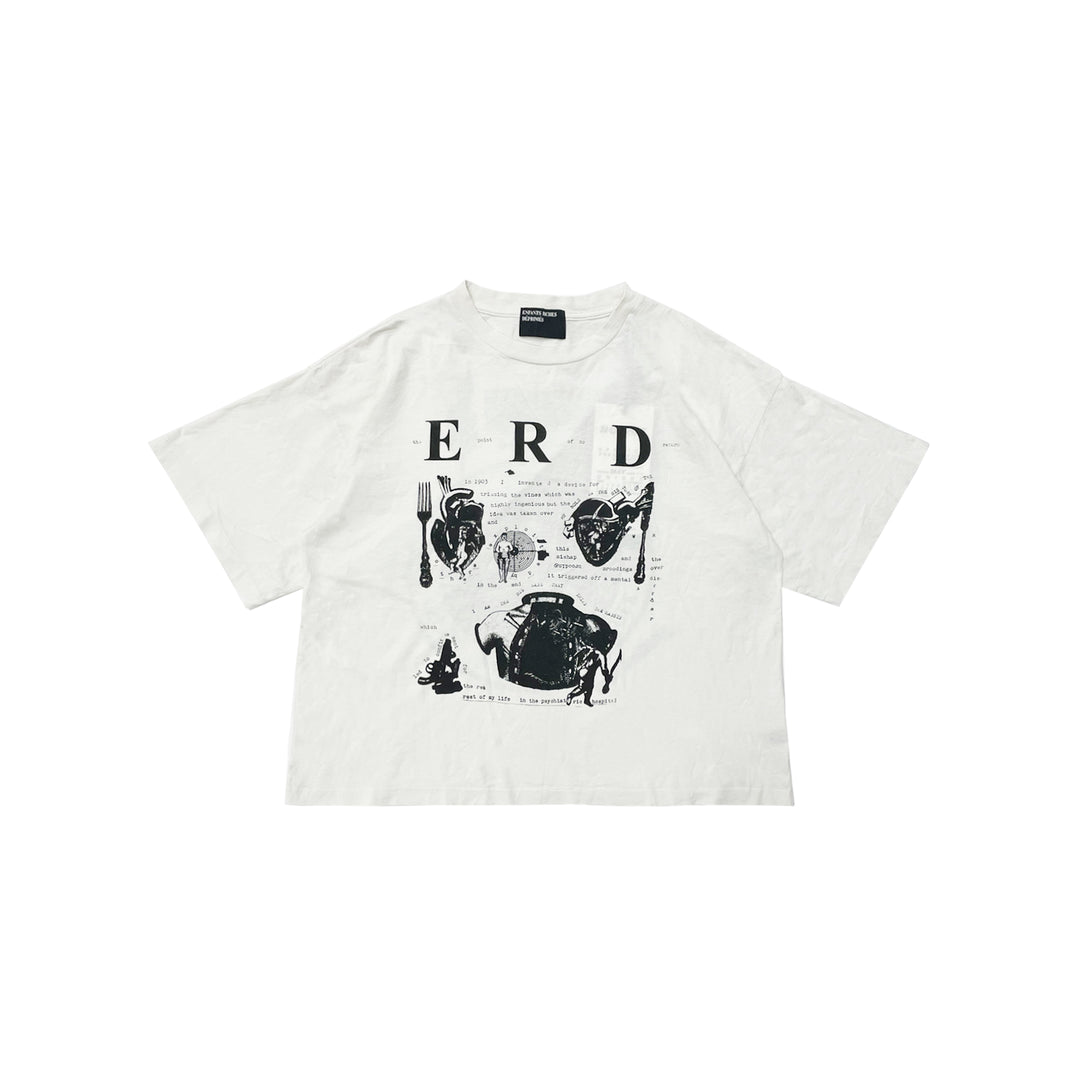 Enfants Riches Déprimés ERD My Role In The War White Short Sleeve T-Shirt Tee