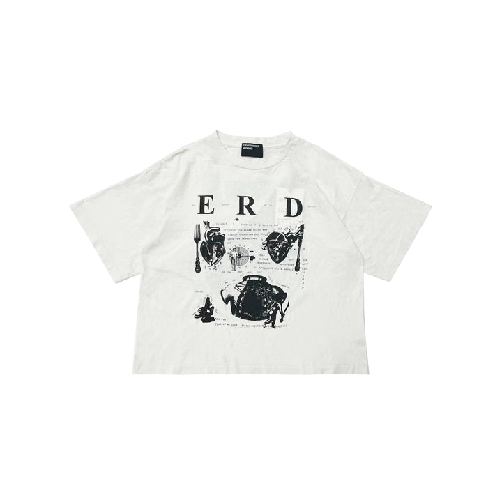 Enfants Riches Déprimés ERD My Role In The War White Short Sleeve T-Shirt Tee