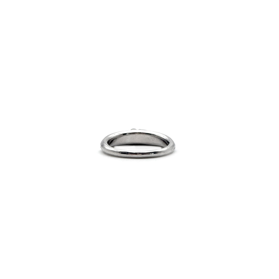 Chrome Hearts 18K White Gold Blue Saph Baby Dagger Ring