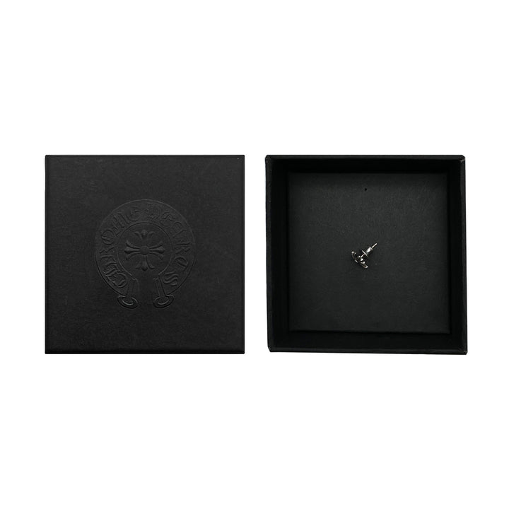 Chrome Hearts Silver Cross Earring Stud