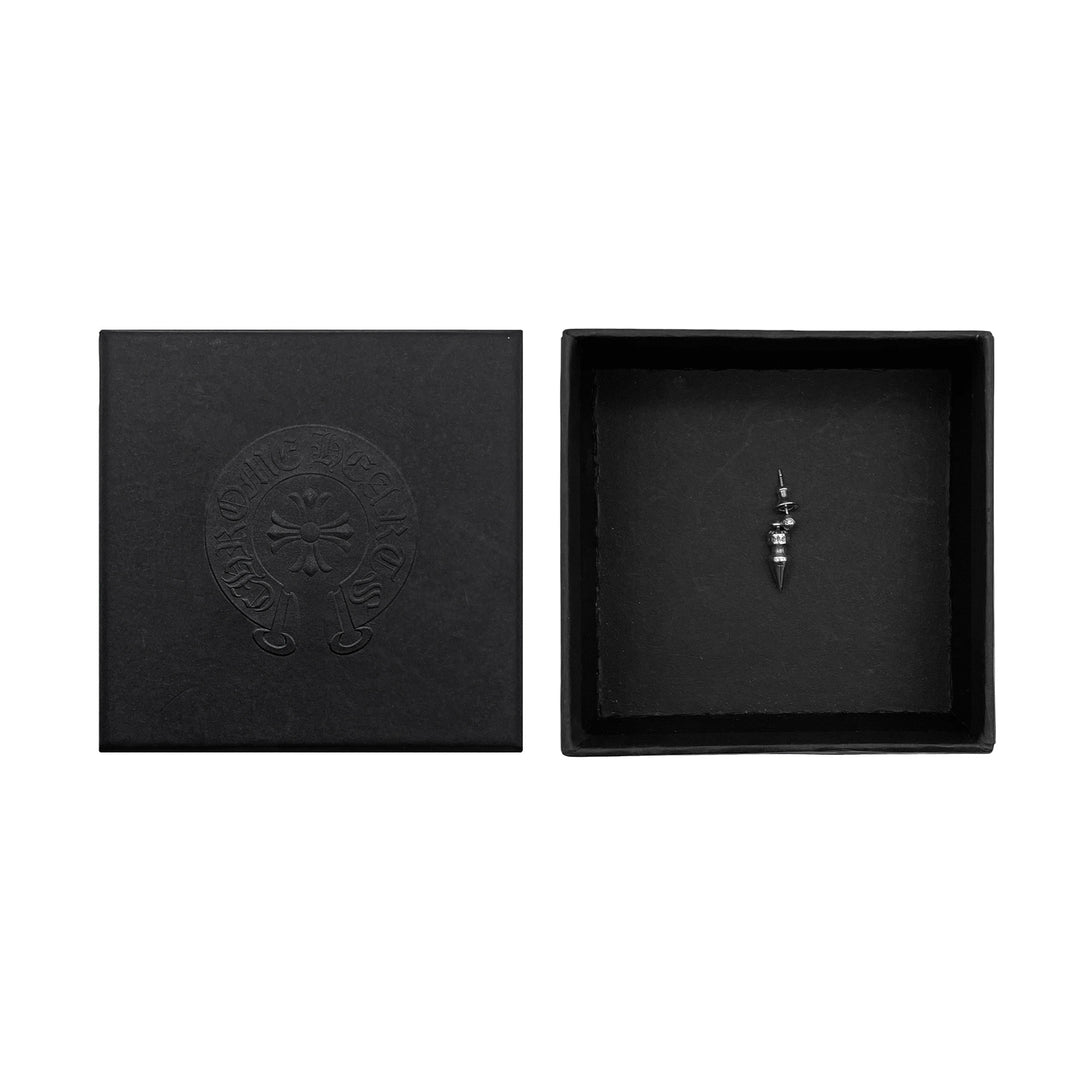 Chrome Hearts Silver Spike Drop Earring
