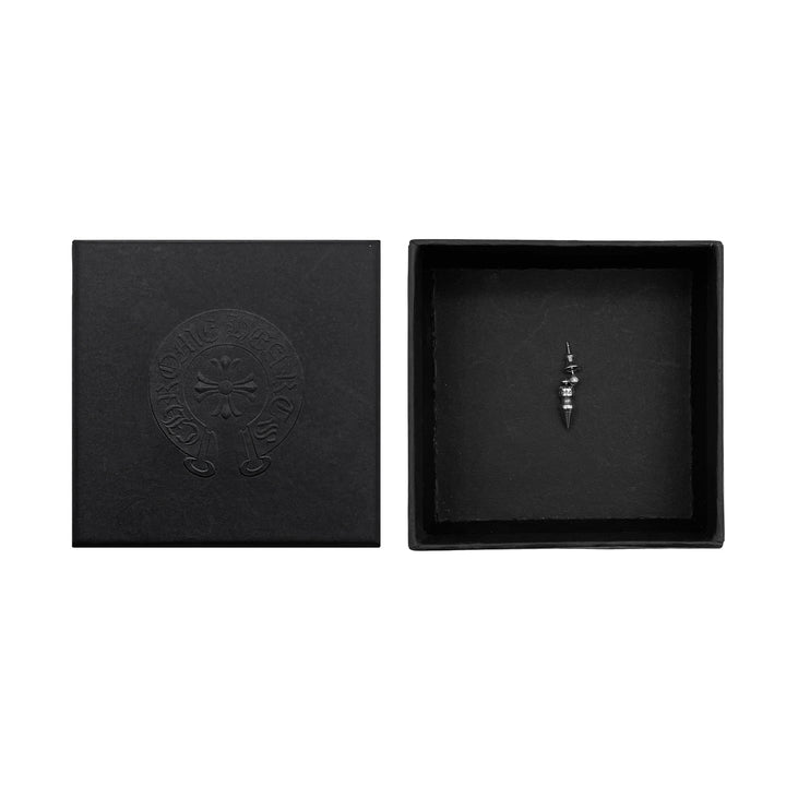 Chrome Hearts Silver Spike Drop Earring